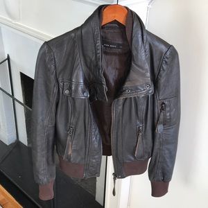 Zara leather jacket